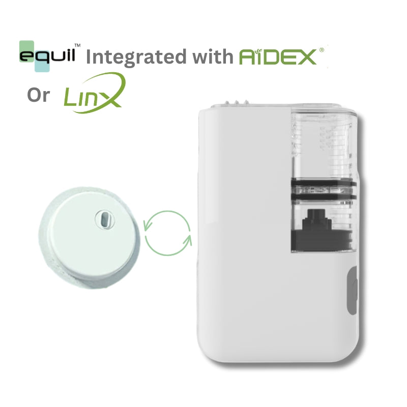 Equil S insulin pump integration with LinX CGM